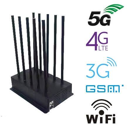 Desktop high-power 5G jammer