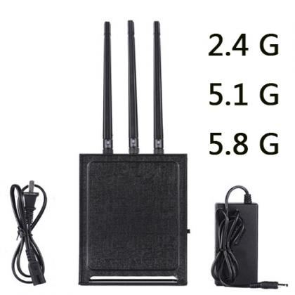 2.4GHz 5.1GHz 5.8GHz Handheld Jammer