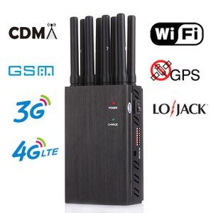 8-line cell phone signal jammer